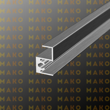 Профиль горизонтальный верхний MS215 Серебро браш (A29)